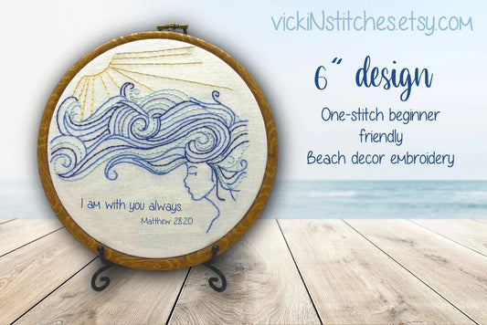 Dive into Summer with These Beach Vibes Embroidery Patterns