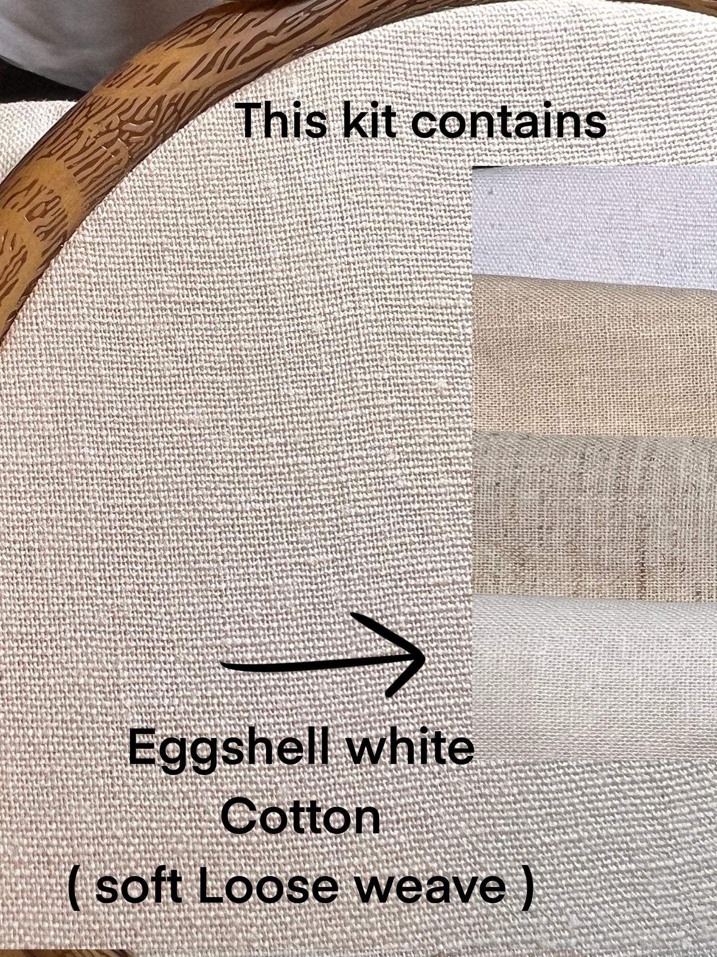 Nativity Christmas Manger JOY Embroidery Kit for beginners