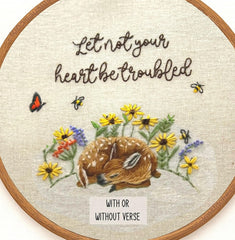 John 14:27  Inspirational Embroidery Kit.