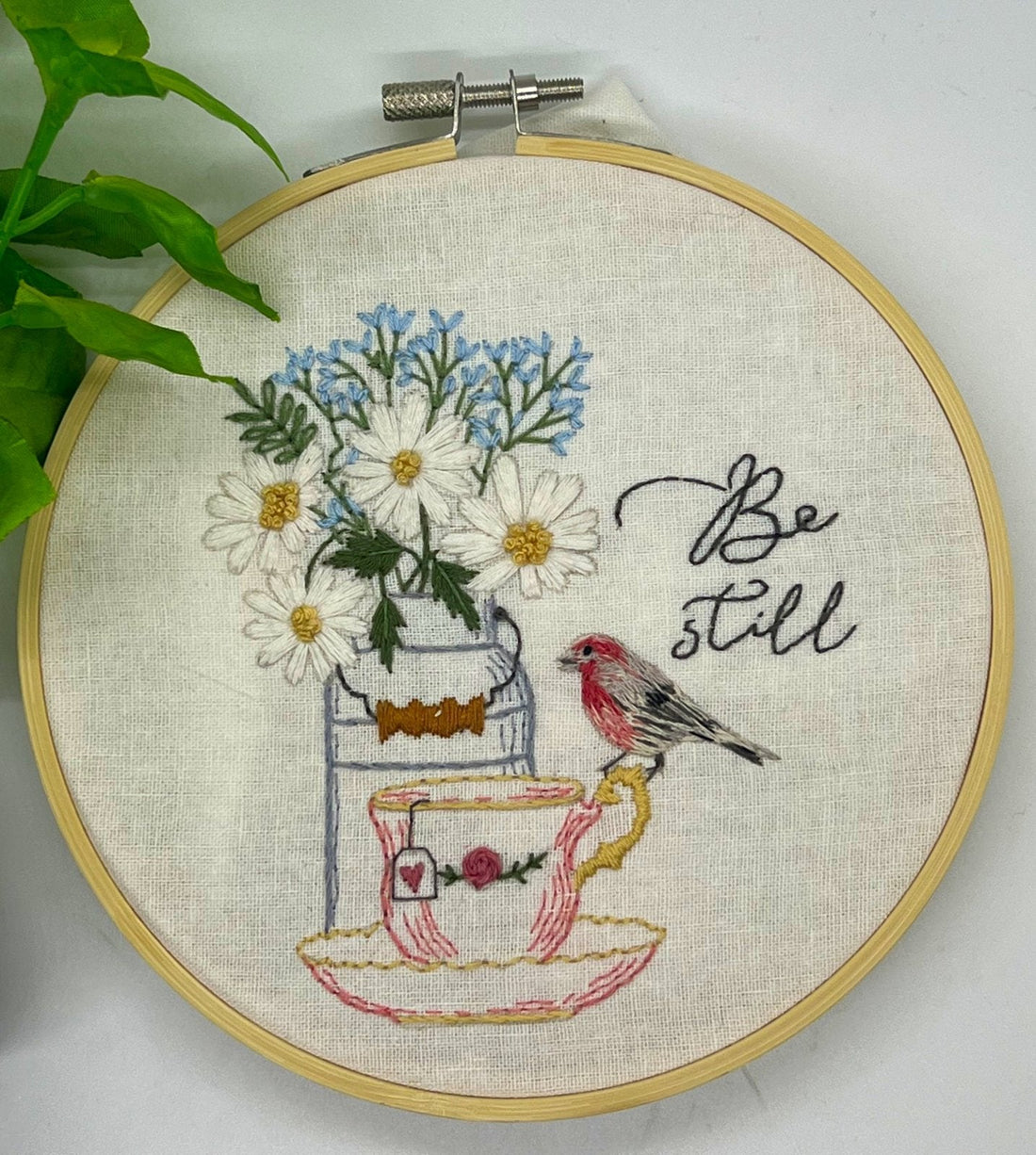 Unveiling the Charm and Beauty of Bird and Teacup Floral Embroidery Kits