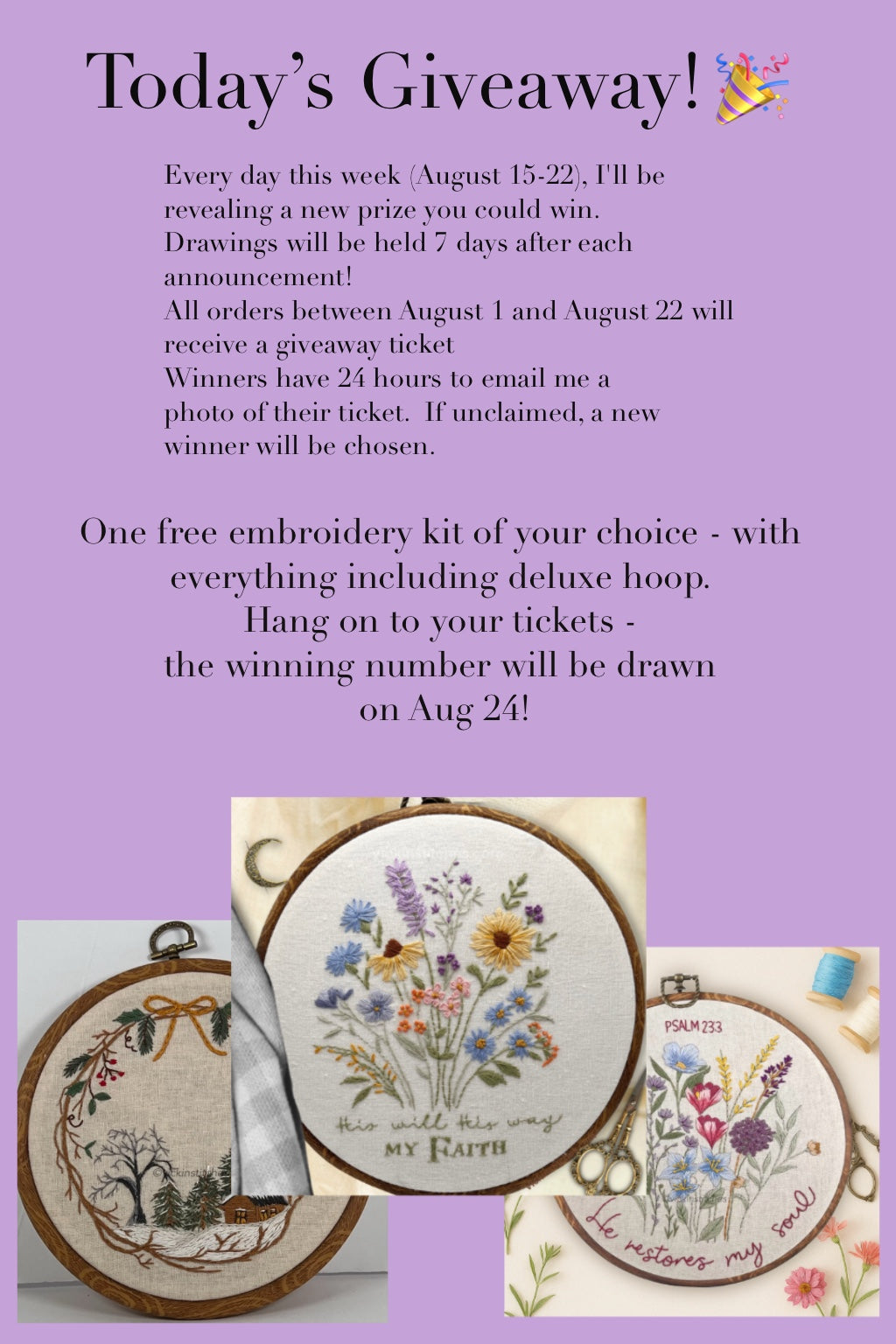 Give away Day 3