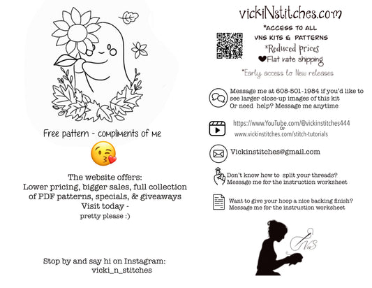 Free Halloween Ghost Embroidery Pattern PDF – Cute 4” Fall Stitching Design