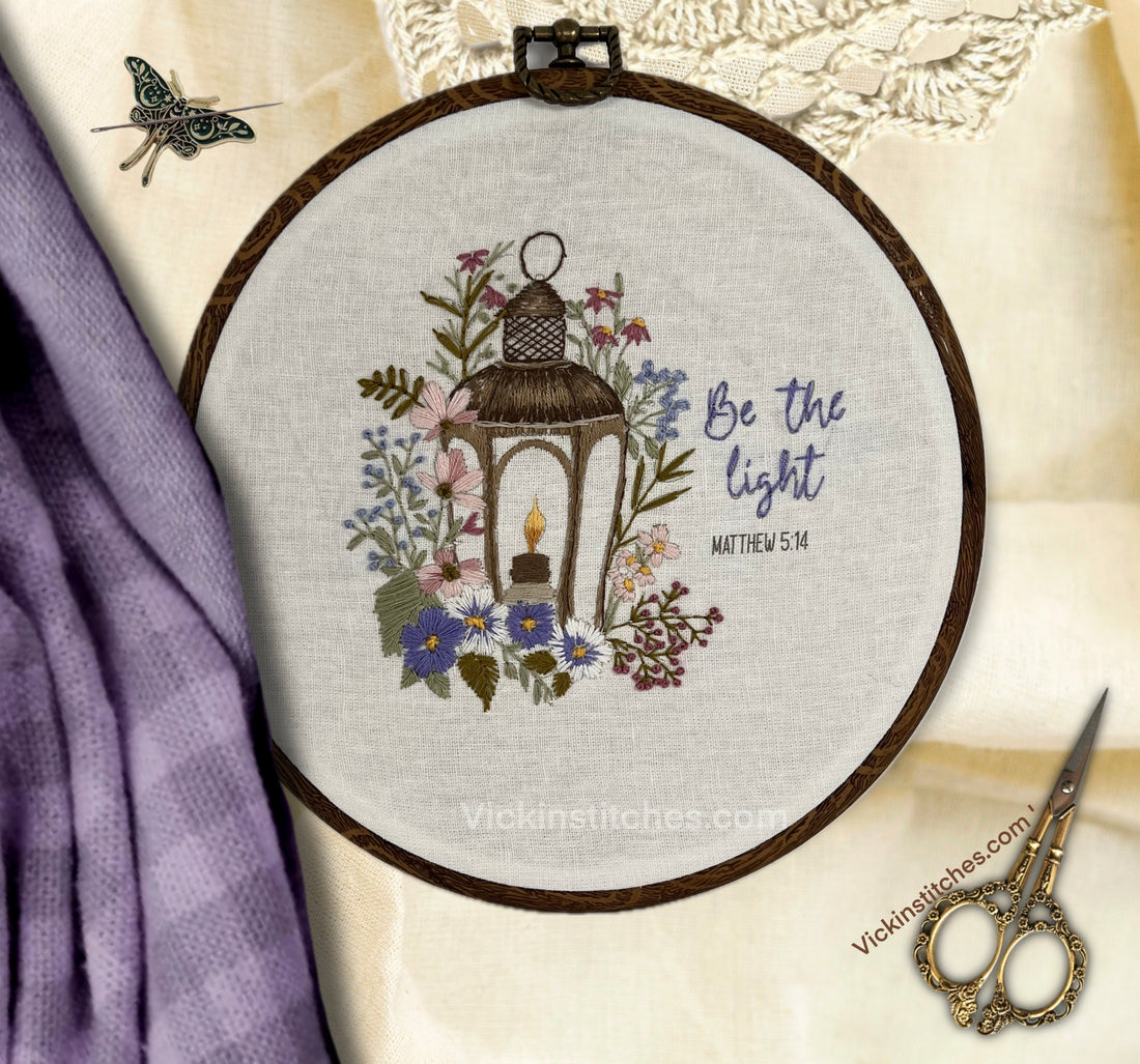 Candel light Embroidery kit