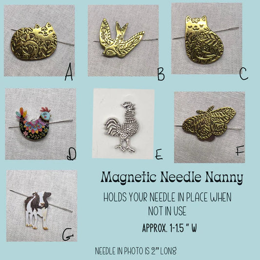 Adorable Animal Needle Magnets & Needle Nannies| Unique Handmade Gifts for Her