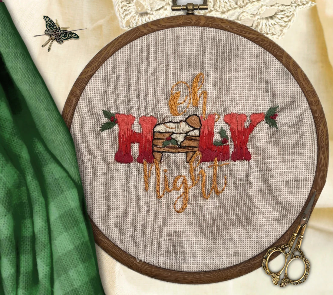 Oh holy night Embroidery kit