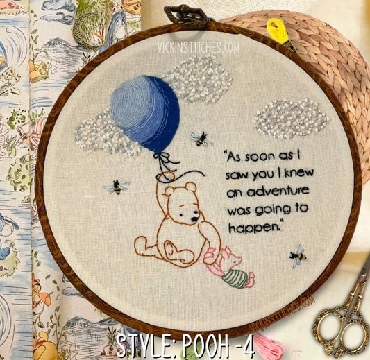 4-Winnie the Pooh Series Hand Embroidery Kit for Beginners-4