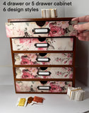 Beautiful wood embroidery floss cabinet. Gifts for stitchers. Wood thread organizer. Embroidery floss/ thread organizer cabinet.