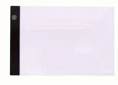 A4 LED Light Board with Heat Erasable Pen + 3 Refills – Perfect for Tracing, Drawing & Embroidery