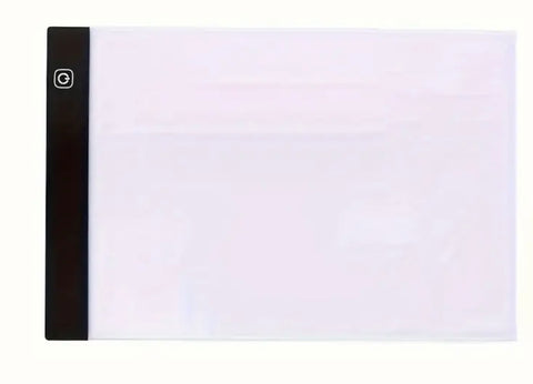 A4 LED Light Board with Heat Erasable Pen + 3 Refills – Perfect for Tracing, Drawing & Embroidery