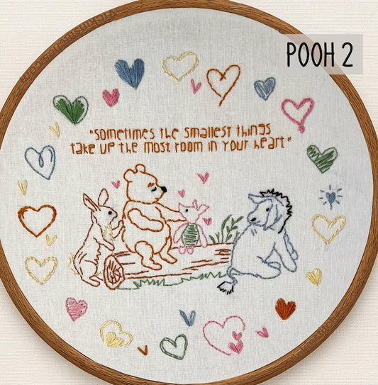 2-Winnie the Pooh Series Hand Embroidery Kit for Beginners-2