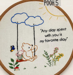 5-Winnie the Pooh Series Hand Embroidery Kit for Beginners-5