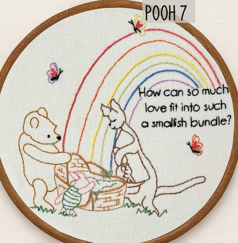 7-Winnie the Pooh Series Hand Embroidery Kit for Beginners-7