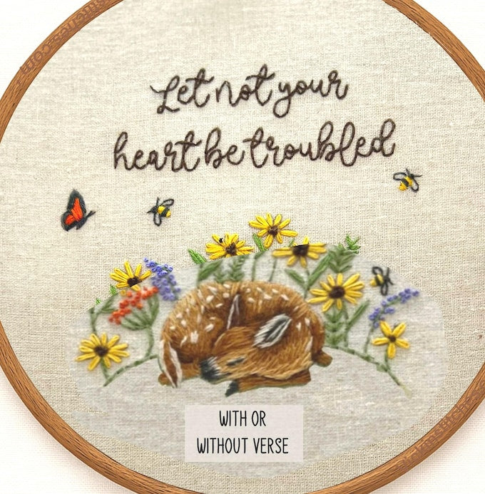 John 14:27  Inspirational Embroidery Kit.