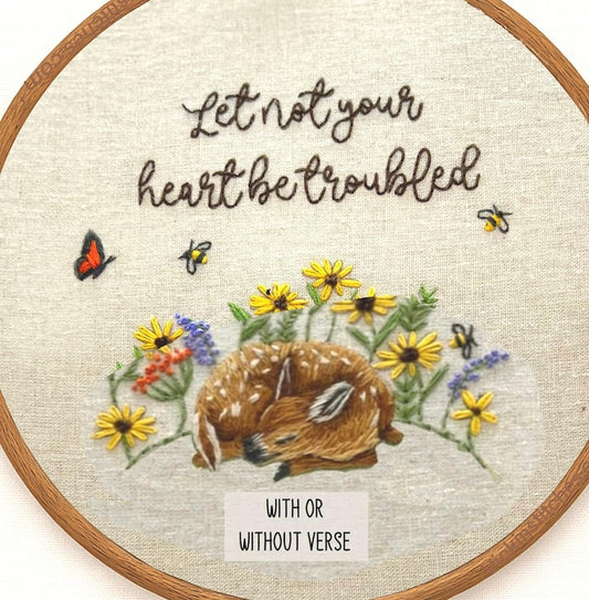 John 14:27  Inspirational Embroidery Kit.
