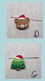 Unique  floral Needle Minders, Needle Magnets, Needle Nannies, Assorted styles, gifts for her, handmade gifts, stitcher accessories