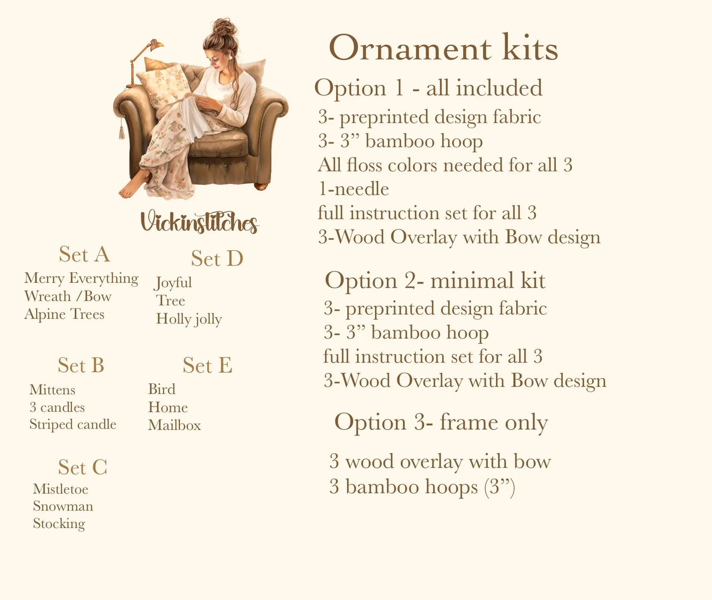 Christmas ornament Embroidery Kits with frame overlay. Mini Christmas tree ornament diy k/its. Christmas Trees embroidery. Embroidery gifts.