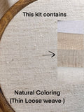 8” Cabin by the lake  woodland Embroidery Kit