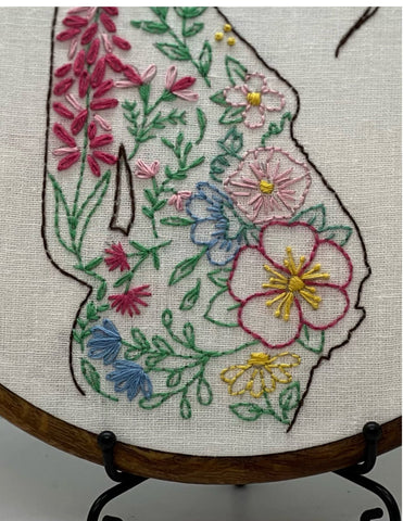 8" Pregnancy Motherhood, Baby Shower Embroidery Kit