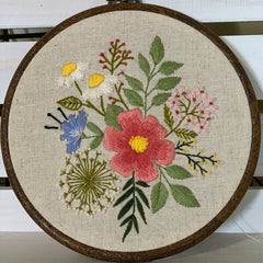 6" Hand Embroidery Floral Pattern PDF download