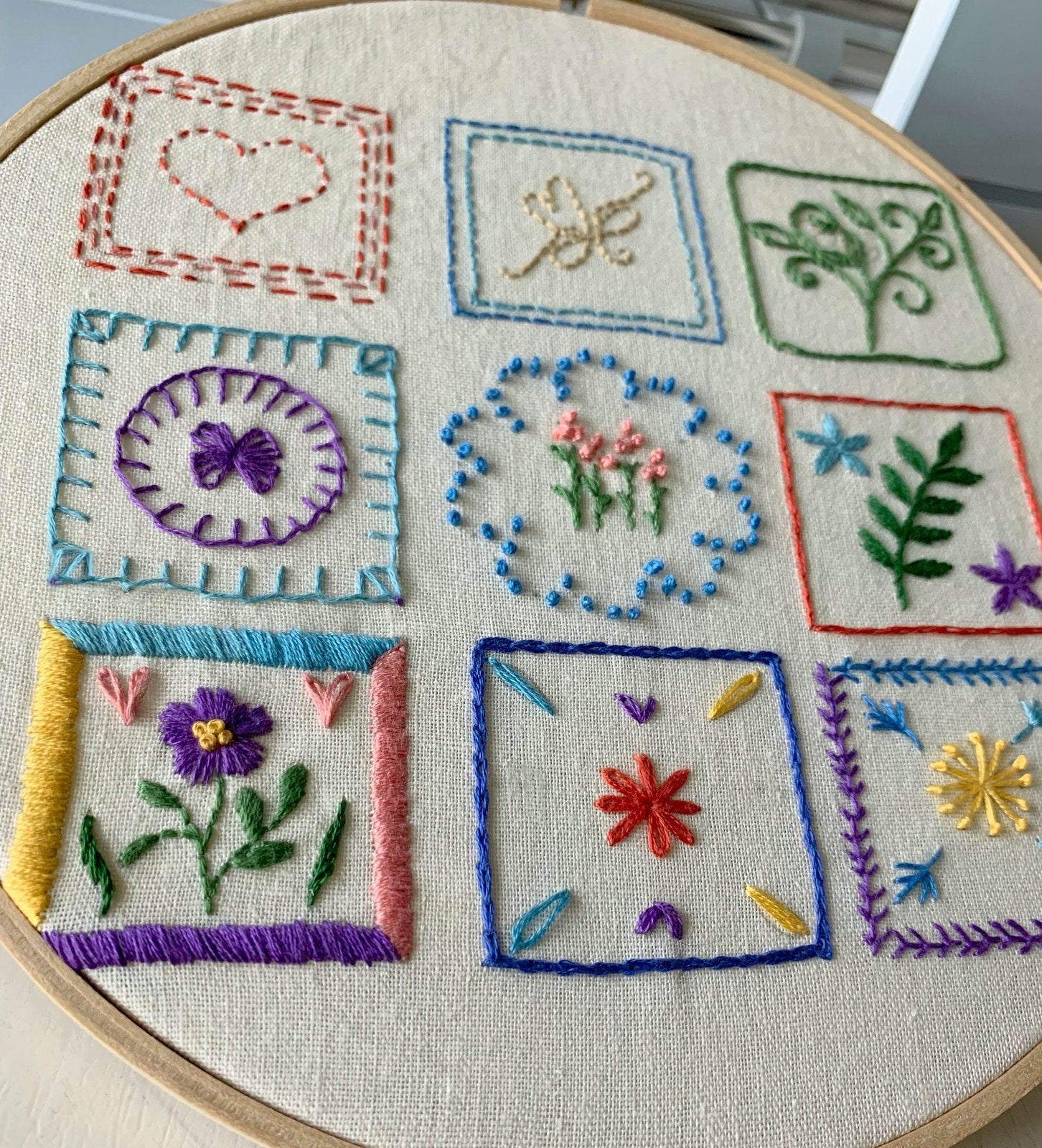 Beginner Sampler Tutorial Pattern – VickiNStitches.com