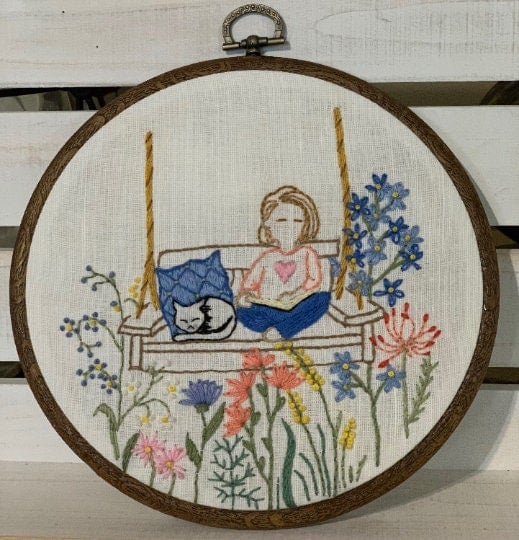 6" The Girl on a Porch Swing PDF Pattern