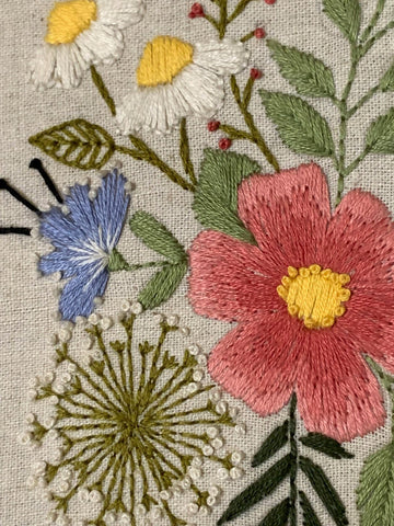 6" Hand Embroidery Floral Pattern PDF download