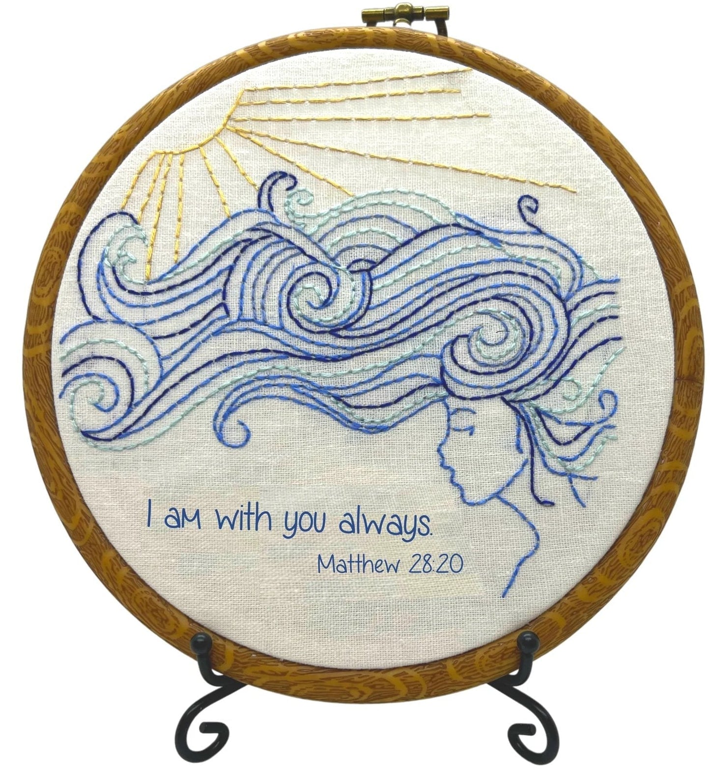 6" Beach Vibes Embroidery Pattern PDF Download