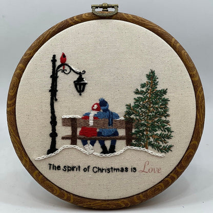 6" Christmas Love - Spirit of Christmas Embroidery Pattern PDF download