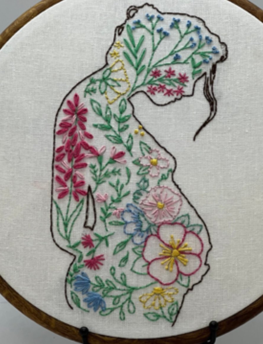 8" Motherhood , New Infant, Pregnancy , Pattern PDF download